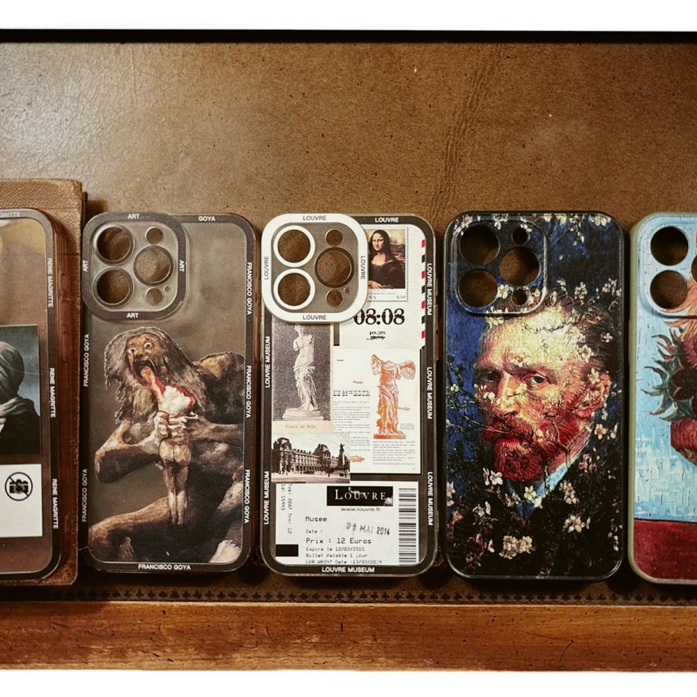 Art-inspired IPhone 15 Pro Max Cases -set of 5